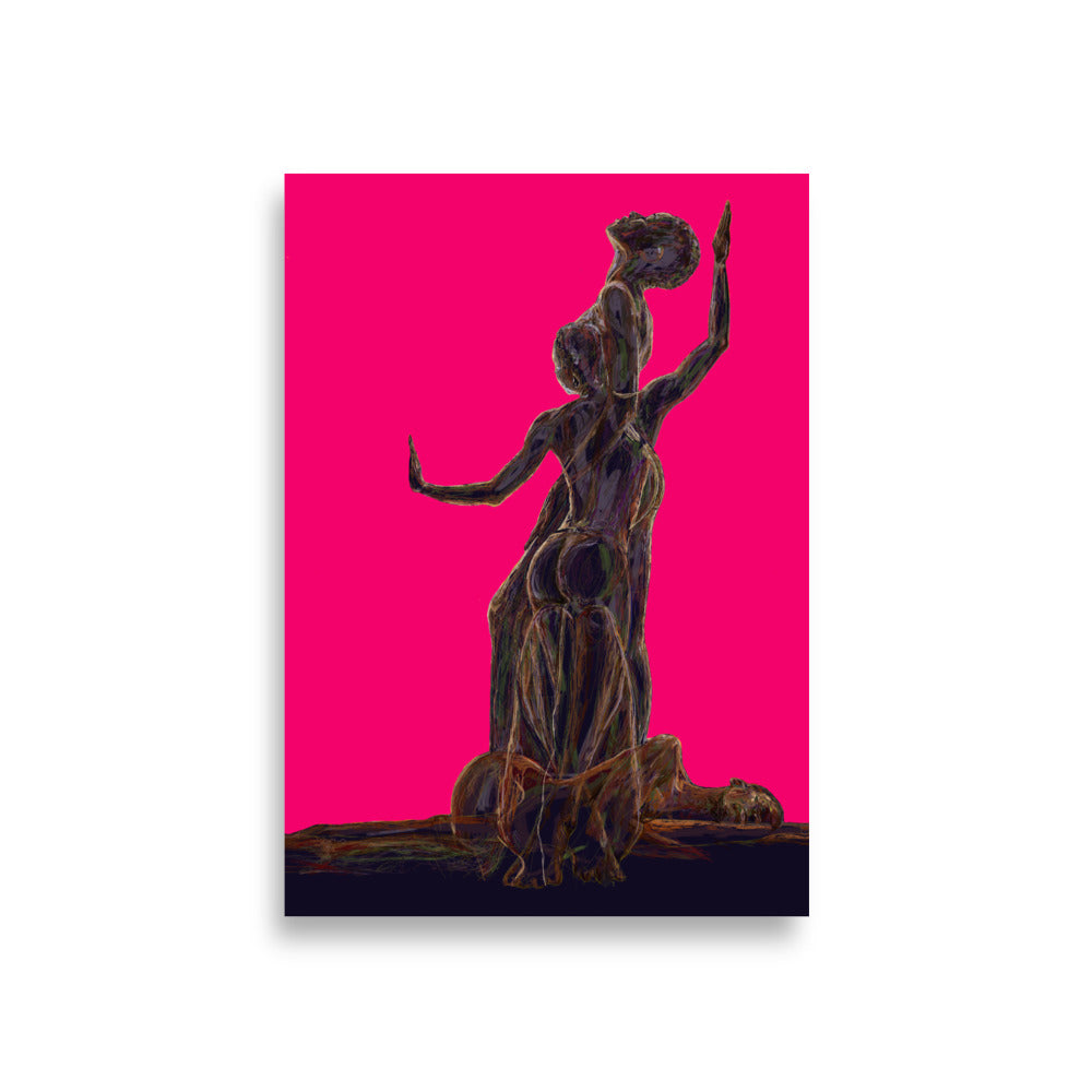Fuchsia Glow Birthday - Poster – KDJM Studio